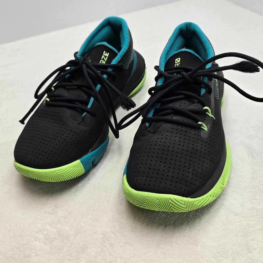 Under Armour SC 3Zero IV Basketball Shoes Black Lime Green Kids 4.5Y Streetwear